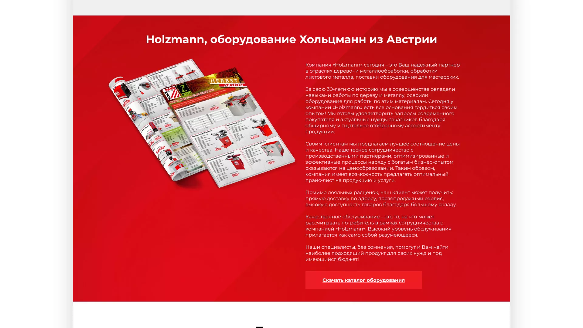 Создание сайта компании «HOLZMANN Maschinen GmbH» в Судже